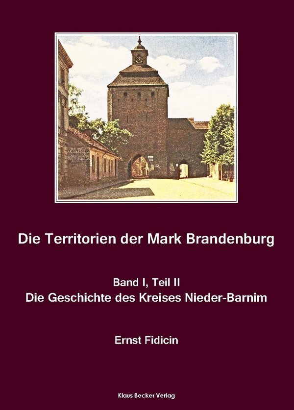 Die Territorien der Mark Brandenburg, Kreis Nieder-Barnim (262-7)