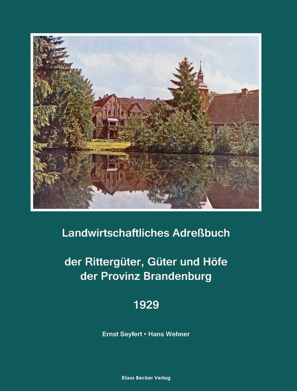 Landwirtschaftliches Adreßbuch Provinz Brandenburg, 1929 (162-0)