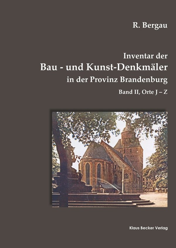 Inventar der Bau- und Kunstdenkmäler in der Provinz Brandenburg, Bd.II (296-2)